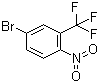 5-溴-2-硝基三氟甲苯分子结构 (CAS 344-38-7)
