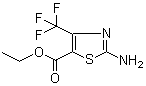structure of CAS# 344-72-9, Ethyl 2-amino-4-(trifluoromethyl)thiazole-5-carboxylate