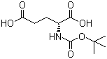 structure of CAS# 34404-28-9, N-Boc-D-glutamic acid