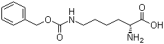 structure of CAS# 34404-32-5, N6-[(Phenylmethoxy)carbonyl]-D-lysine