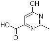structure of CAS# 34415-10-6, 6-Hydroxy-2-methylpyrimidine-4-carboxylic acid