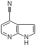 structure of CAS# 344327-11-3, 4-氰基-7-氮杂吲哚