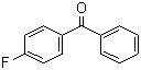 structure of CAS# 345-83-5, 4-Fluorobenzophenone
