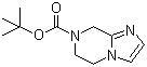 structure of CAS# 345311-03-7, tert-Butyl 5,6-dihydroimidazo[1,2-a]pyrazine-7(8H)-carboxylate