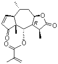 11,13-二氢锦鸡菌素甲基丙烯酸酯分子结构 (CAS 34532-68-8)