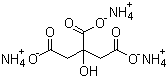 structure of CAS# 3458-72-8, Triammonium citrate