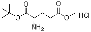 L-Glutamic acid 1-(1,1-dimethylethyl) 5-methyl ester hydrochloride molecular structure (CAS 34582-33-7)