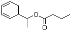 structure of CAS# 3460-44-4, 1-Phenylethyl butyrate