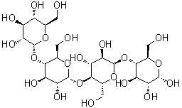structure of CAS# 34612-38-9, Maltotetraose