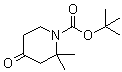 structure of CAS# 346593-03-1, 2,2-二甲基-4-氧代哌啶-1-羧酸叔丁酯