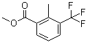 2-甲基-3-(三氟甲基)苯甲酸甲酯分子结构 (CAS 346603-63-2)