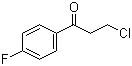 2-Chloro-4'-fluoropropiophenone molecular structure (CAS 347-93-3)