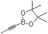 1-Propyn-1-boronic acid pinacol ester molecular structure (CAS 347389-75-7)