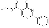 structure of CAS# 34750-63-5, 1,6-Dihydro-6-oxo-2-(3-pyridinyl)-5-pyrimidinecarboxylic acid ethyl ester