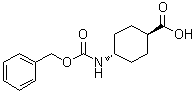 CAS # 34771-04-5, trans-4-(Benzyloxycarbonylamino)cyclohexanecarboxylic acid, trans-4-[[(Phenylmethoxy)carbonyl]amino]cyclohexanecarboxylic acid
