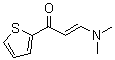 structure of CAS# 34772-98-0, 3-Dimethylamino-1-(thiophen-2-yl)propenone