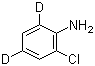 CAS 登录号：347840-10-2, 2-氯苯胺-4,6-D2