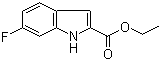 structure of CAS# 348-37-8, Ethyl 6-fluoroindole-2-carboxylate