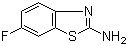 structure of CAS# 348-40-3, 2-Amino-6-fluorobenzothiazole