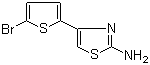 2-(2-Amino-4-thiazolyl)-5-bromothiophene molecular structure (CAS 34801-14-4)