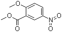 structure of CAS# 34841-11-7, 2-甲氧基-5-硝基苯甲酸甲酯
