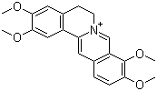 Palmatine molecular structure (CAS 3486-67-7)
