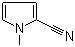 structure of CAS# 34884-10-1, 1-Methylpyrrole-2-carbonitrile