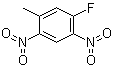 2,4-二硝基-5-甲基氟苯分子结构 (CAS 349-01-9)