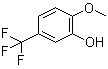 2-Methoxy-5-trifluoromethylphenol molecular structure (CAS 349-67-7)