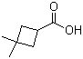 structure of CAS# 34970-18-8, 3,3-Dimethylcyclobutanecarboxylic acid