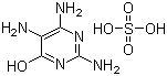 structure of CAS# 35011-47-3, 2,4,5-Triamino-6-hydroxypyrimidine sulfate