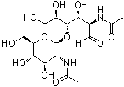 structure of CAS# 35061-50-8, N,N'-Diacetylchitobiose