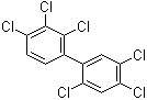 2,2',3,4,4',5'-Hexachloro-1,1'-biphenyl molecular structure (CAS 35065-28-2)