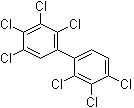 structure of CAS# 35065-30-6, 2,2',3,3',4,4',5-Heptachloro-1,1'-biphenyl