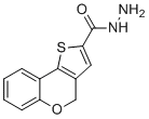 4H-thieno[3,2-c]chromene-2-carbohydrazide molecular structure (CAS 351003-40-2)