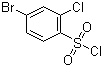 CAS # 351003-52-6, 4-Bromo-2-chlorobenzenesulfonyl chloride, 2-Chloro-4-bromo-benzenesulfonyl chloride