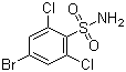 4-Bromo-2,6-dichlorobenzenesulfonamide molecular structure (CAS 351003-55-9)