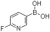 structure of CAS# 351019-18-6, 2-Fluoropyridine-5-boronic acid