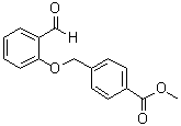 structure of CAS# 351335-29-0, 4-(2-甲酰基苯氧基甲基)苯甲酸甲酯