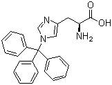 structure of CAS# 35146-32-8, N'-Trityl-L-histidine