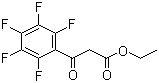 五氟苯甲酰乙酸乙酯分子结构 (CAS 3516-87-8)