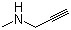 structure of CAS# 35161-71-8, N-Methylpropargylamine