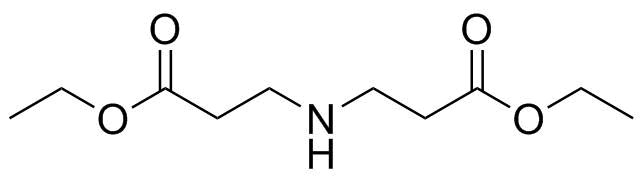 3,3'-亚氨基二丙酸二乙酯分子结构 (CAS 3518-88-5)