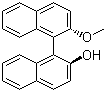 (S)-2'-甲氧基-[1,1']联萘-2-醇分子结构 (CAS 35193-69-2)