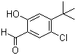 4-tert-Butyl-5-chloro-2-hydroxybenzaldehyde molecular structure (CAS 3522-86-9)