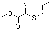 structure of CAS# 352356-71-9, 3-甲基-1,2,4-噻二唑-5-羧酸甲酯