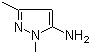structure of CAS# 3524-32-1, 5-Amino-1,3-dimethylpyrazole