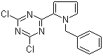 2-(1-Benzyl-1H-pyrrol-2-yl)-4,6-dichloro-1,3,5-triazine molecular structure (CAS 35252-49-4)