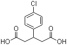 3-(4-Chlorophenyl)glutaric acid  molecular structure (CAS 35271-74-0)
