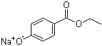 structure of CAS# 35285-68-8, Sodium ethyl p-hydroxybenzoate